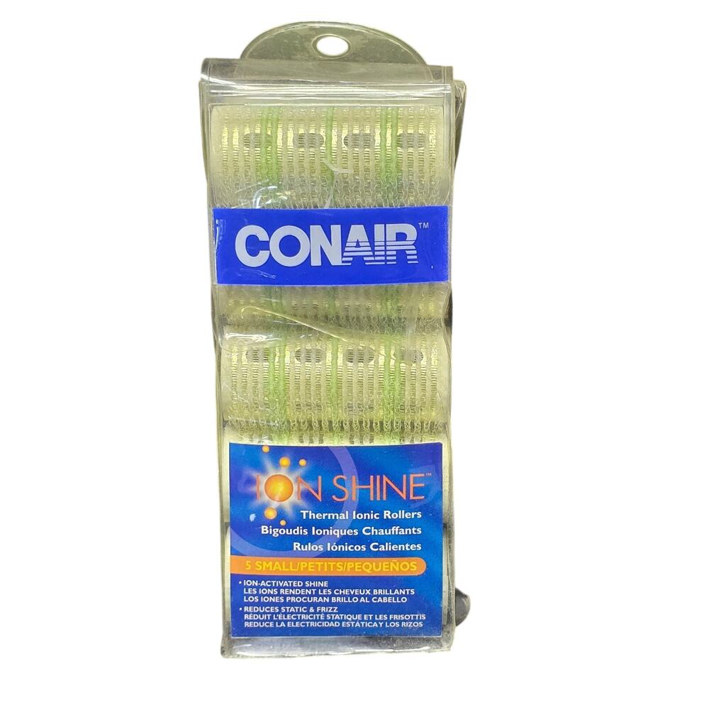 Conair Ion Shine Thermal Ionic 5 Small Rollers Pack Ion-Activated Shine / New